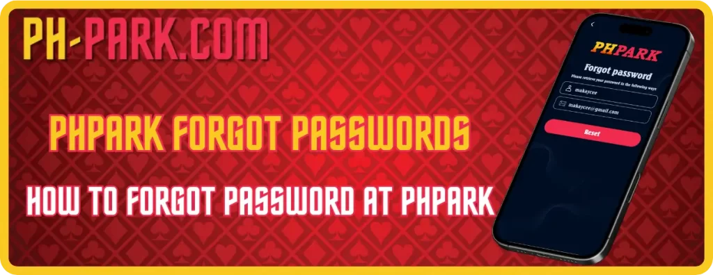 PHPARK forgot passwords